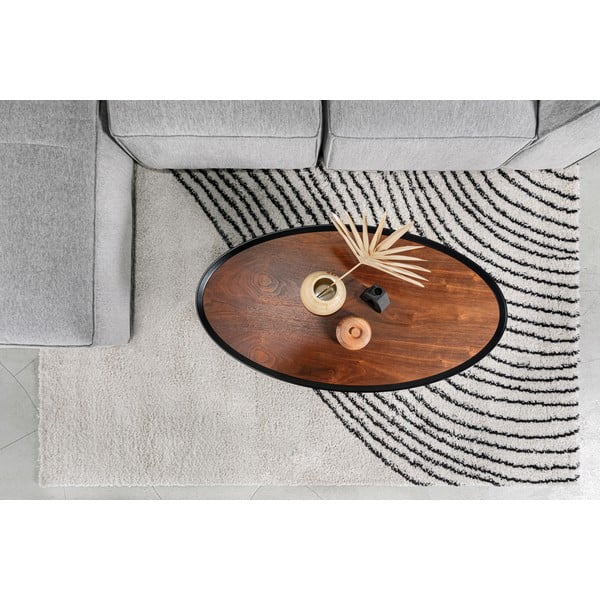 Covor negru/bej 80x150 cm Coastalina – Universal-image-1