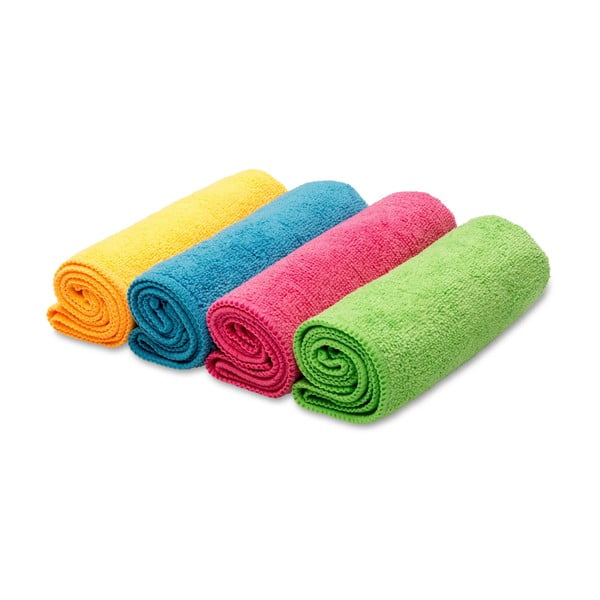 Lavete 4 buc. din microfibră Colors – Vileda-image-4