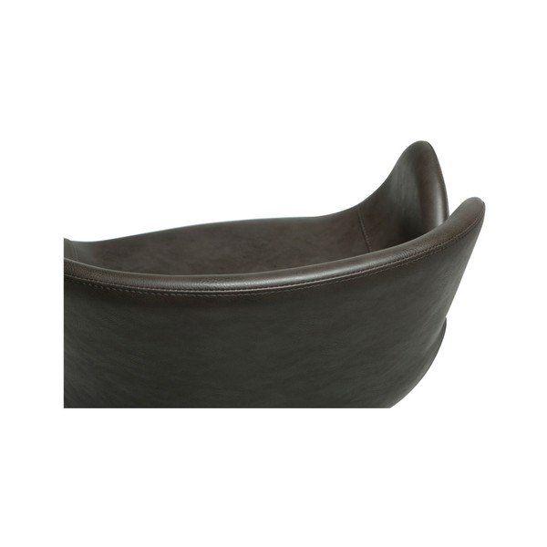 Scaun de sufragerie gri cu cotiere tapițat Gaia – DAN-FORM Denmark-image-4