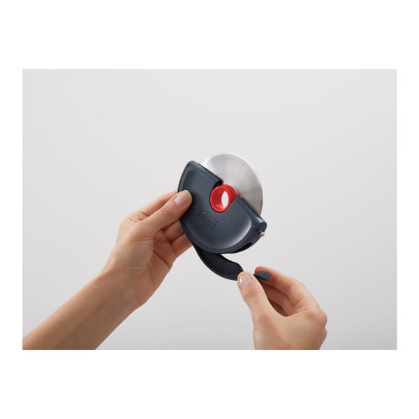 Feliator pentru pizza din silicon și inox Disc – Joseph Joseph-image-3