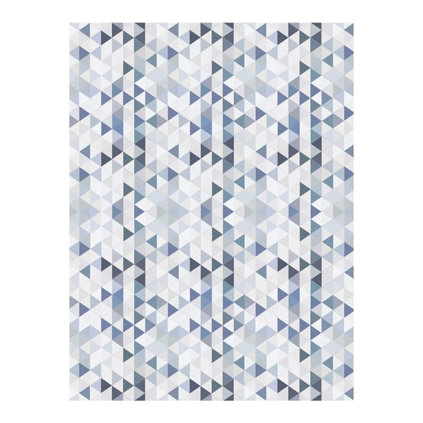 Covor din vinilin Floorart Diamante Azul, 100 x 133 cm