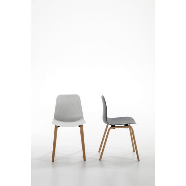 Set 4 scaune dining Marckeric Keira, gri-image-1