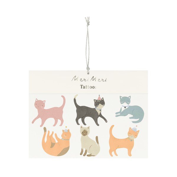 Folie de tatuaje pentru copii Cat – Meri Meri