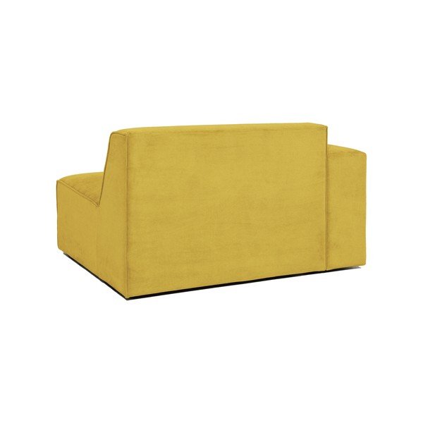Modul pentru canapea galben   din catifea reiată  (partea stângă ) Sting - Scandic-image-3