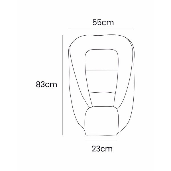 Cuib pentru bebeluș verde 55x83 cm – Meowbaby-image-4