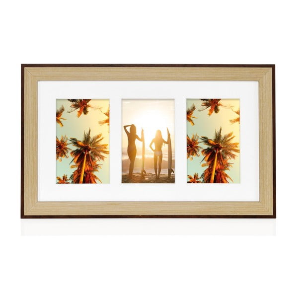 Ramă foto din lemn Andrea House Trio, 10 x 15 cm