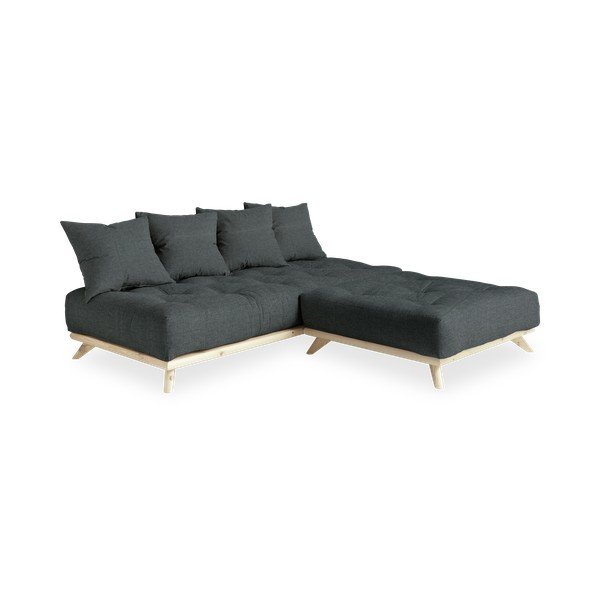 Canapea Karup Design Senza Natural/Slate Grey, gri închis-image-4