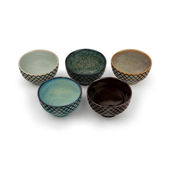 Cești 5 buc. din porțelan 200 ml Sara – Bredemeijer