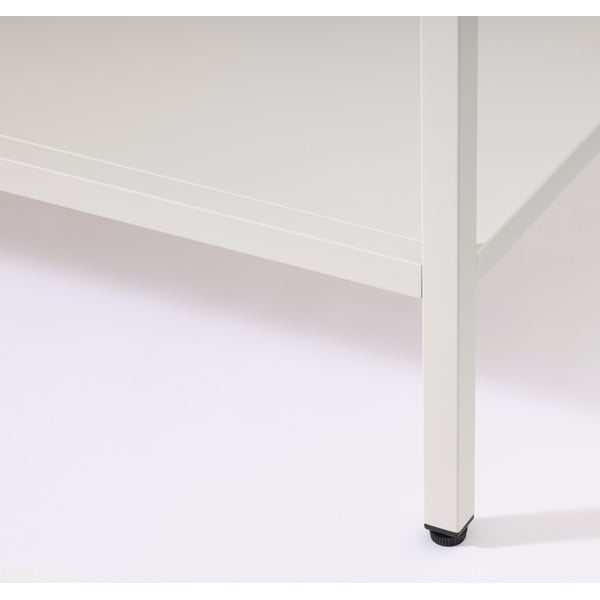 Vitrină albă din metal 90x160 cm Carmel – Unique Furniture-image-4