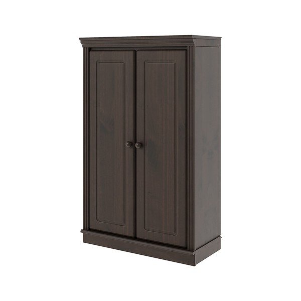 Dulap maro închis din lemn de pin 74x118x35 cm Anita – Støraa-image-2