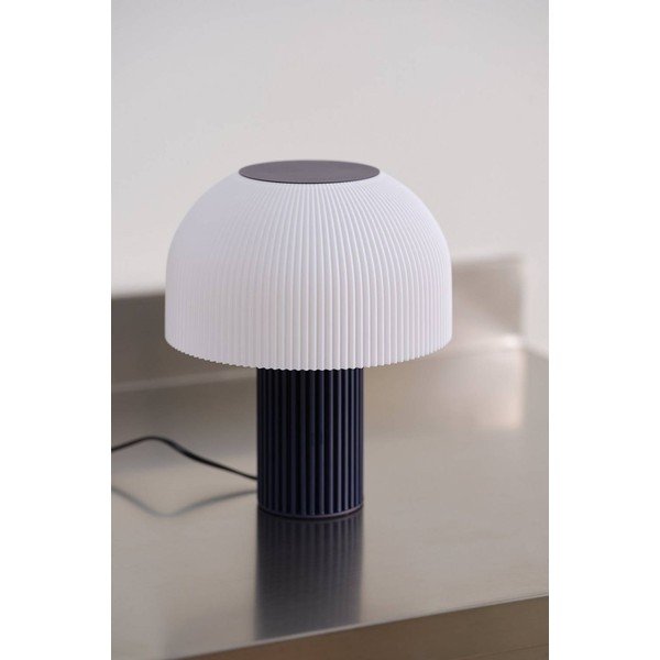 Veioză albă/albastră din plastic (înălțime 29 cm) Maya – Jotex-image-2