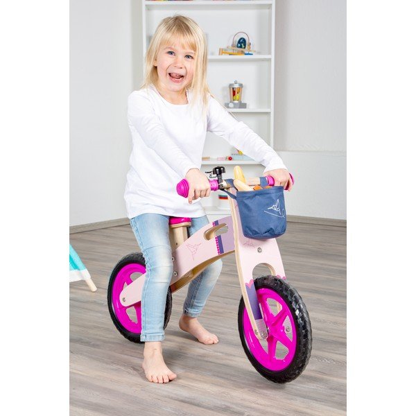 Bicicleta de echilibru pentru copii Legler Hummingbird, roz-image-1