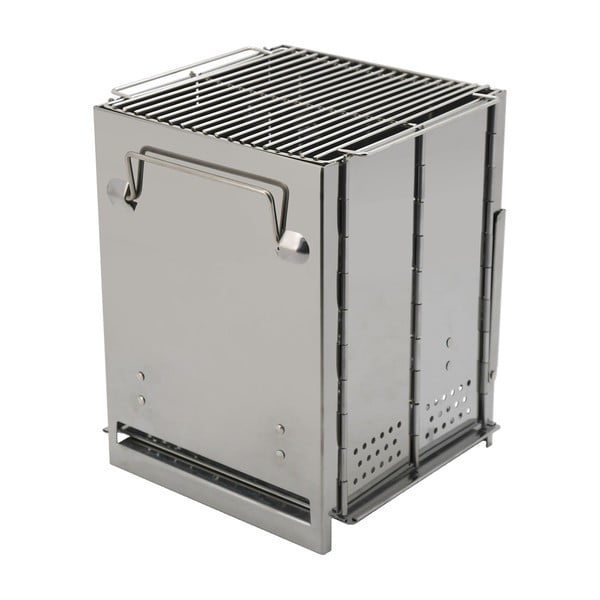 Grătar portabil cu lemn Cube - Cattara-image-2