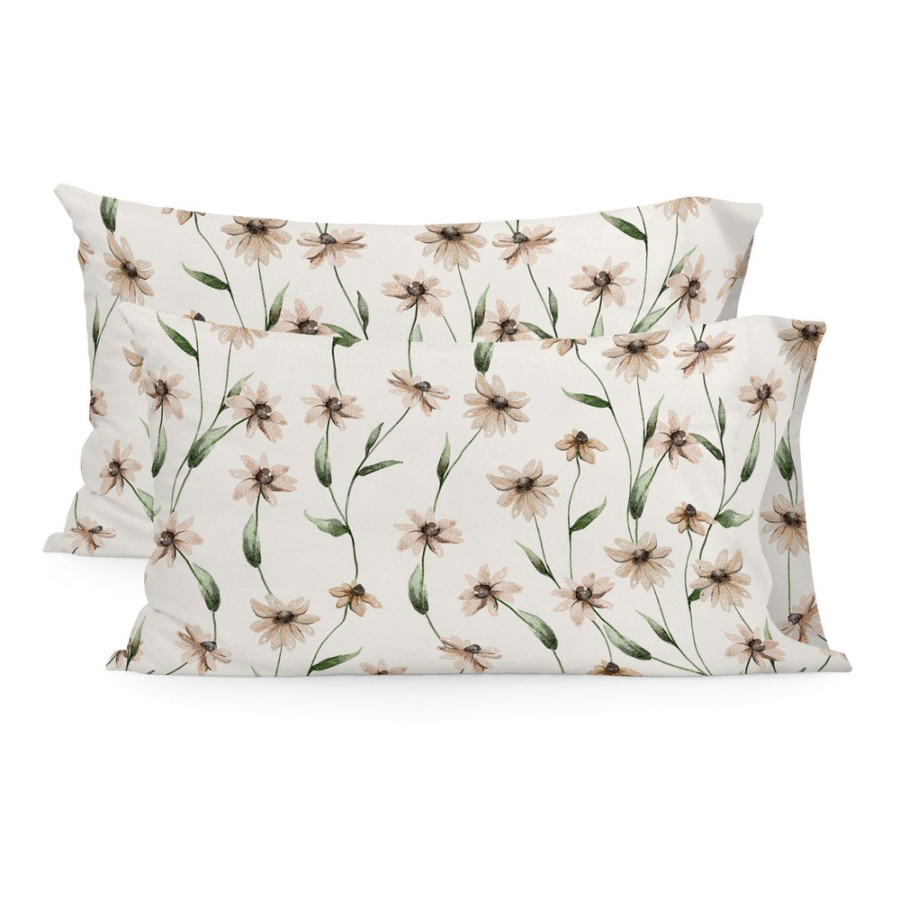 Fețe de pernă 2 buc. din bumbac 50x75 cm Tinny bloom – Happy Friday