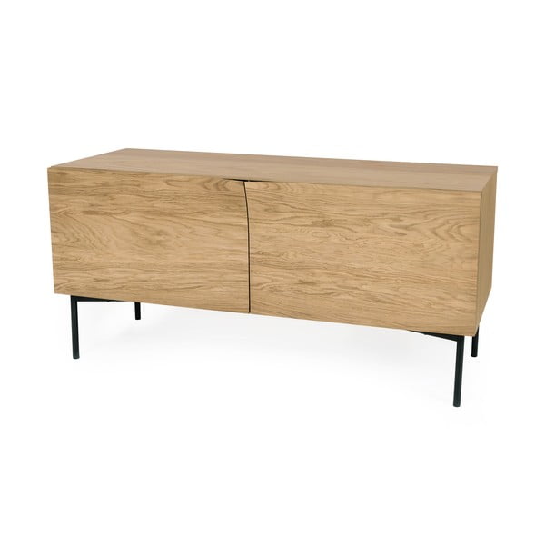 Comodă în decor de lemn de stejar Woodman Flop, 65 x 120 cm, maro-image-1