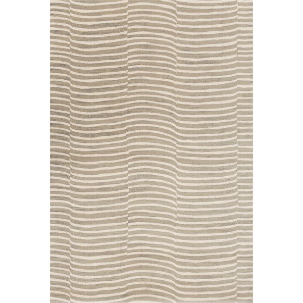 Covor grej din lână 133x190 cm Agnus Tides – Agnella