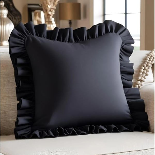 Față de pernă din amestec de bumbac 40x40 cm Ruffled – Mila Home-image-3