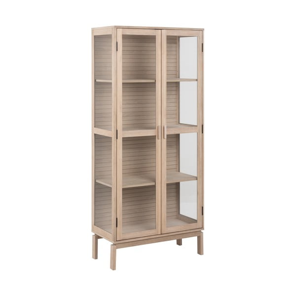 Vitrină   cu aspect de lemn de stejar 80x180 cm Linley – Actona-image-2