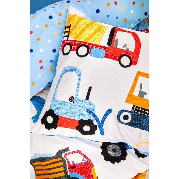 Lenjerie de pat pentru copii din bumbac  140x200 cm Machines – Bonami Selection-image-2