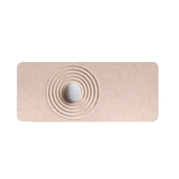 Covoraș de baie maro deschis 50x120 cm Serena – douceur d'intérieur