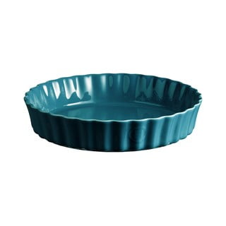 Formă din ceramică pentru tort Emile Henry, ⌀ 28 cm, albastru turcoaz