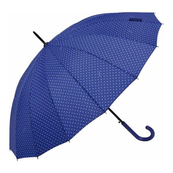 Umbrelă Ambiance Triangles, ⌀ 122 cm, albastru închis