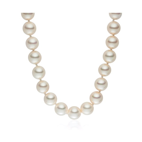 Colier din perle Pearls Of London Sea, 52 cm, portocaliu deschis
