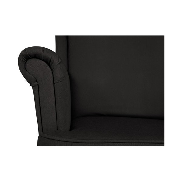 Fotoliu Cosmopolitan design Roma, negru-image-2