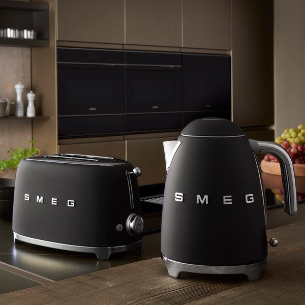 Prăjitor de pâine negru/negru mat Retro Style – SMEG-image-1