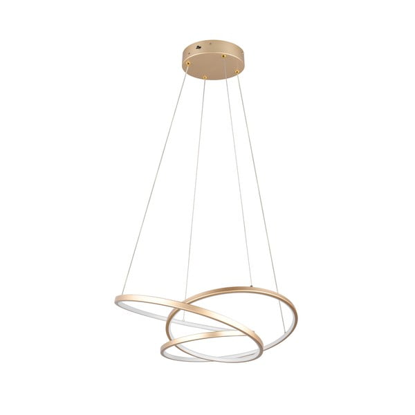 Lustră aurie LED cu intensitate reglabilă Darvin – Trio