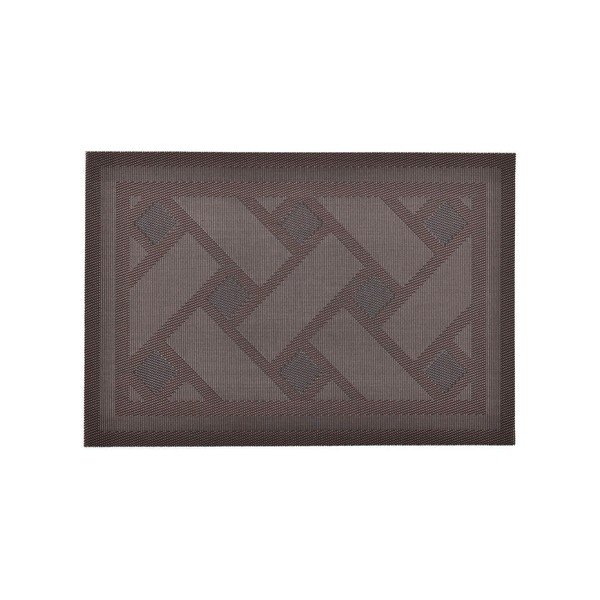 Set 2 suporturi de farfurii maro din țesătură 30x45 cm Geom - JAHU collections