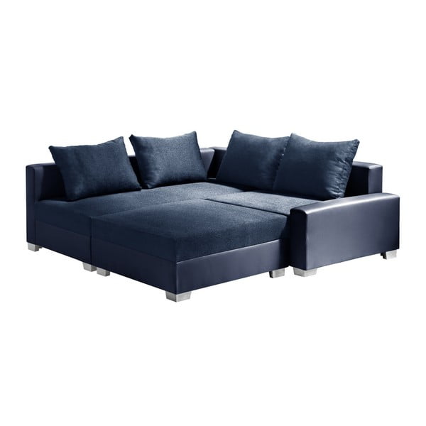 Colțar cu pat pe partea stângă Interieur De Famille Paris Aventure, albastru-image-2