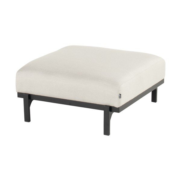 Taburet de grădină gri deschis cu tapițerie din țesătură sunbrella Lucas – Hartman-image-2