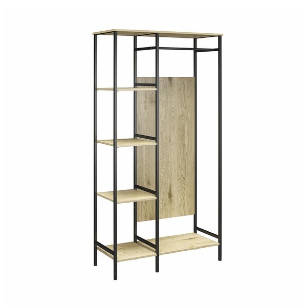 Dulap cu aspect de stejar 95x180 cm Modine - Støraa-image-2