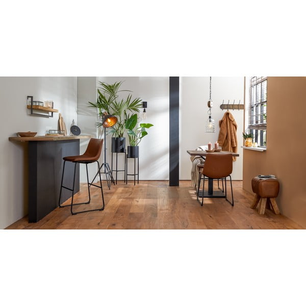 Scaun tip taburet maro Ramy – Light & Living-image-3