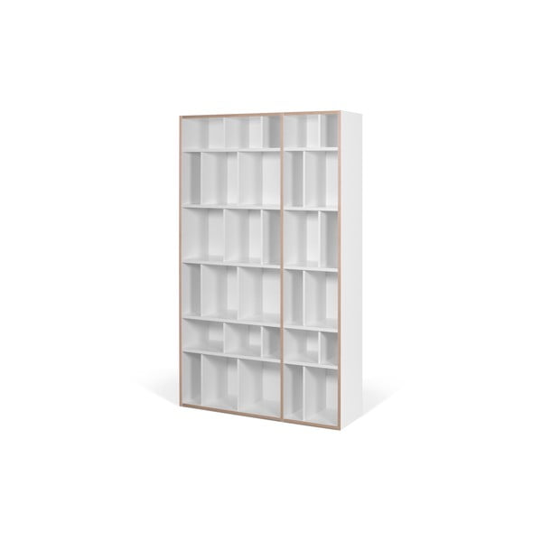 Bibliotecă albă TemaHome Group, lățime 108 cm-image-2
