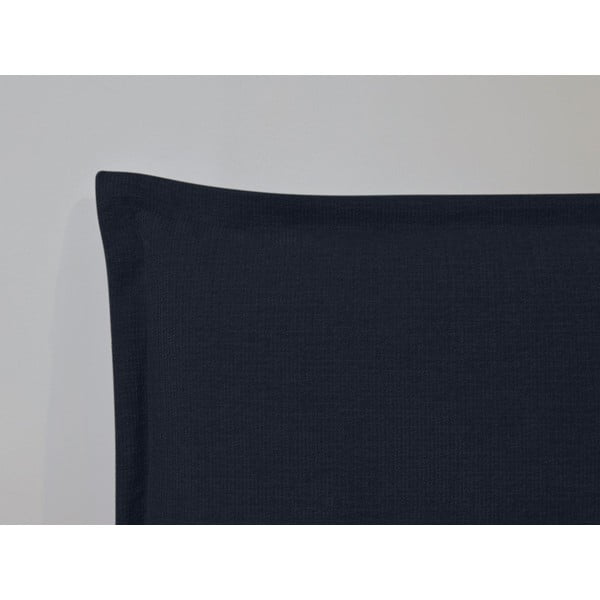 Pat matrimonial albastru închis/natural cu somieră 160x200 cm Charlie – Bobochic Paris-image-4