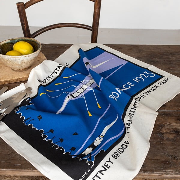 Prosop de vase din bumbac 50x70 cm Boat Race – Rex London-image-1