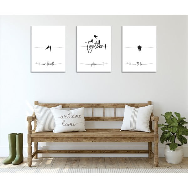 Tablouri 3 buc. 30x40 cm – Wallity-image-3