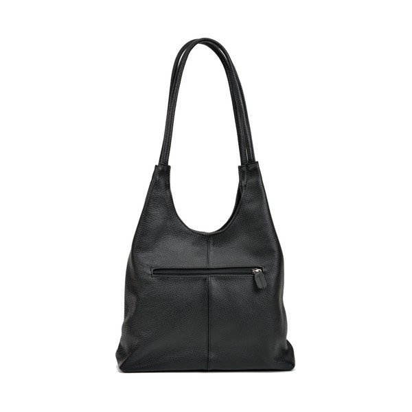 Geantă din piele Isabella Rhea, 39x34 cm, negru-image-1