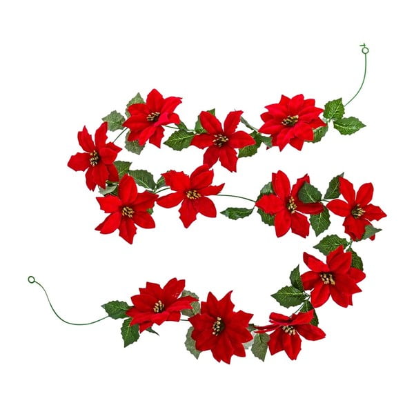 Beteală de Crăciun 180 cm Poinsettia – Casa Selección