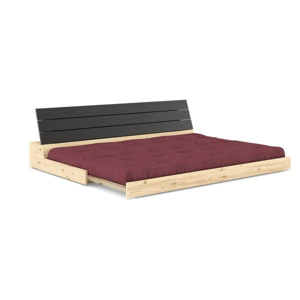Canapea burgundy extensibilă 196 cm Base – Karup Design-image-4