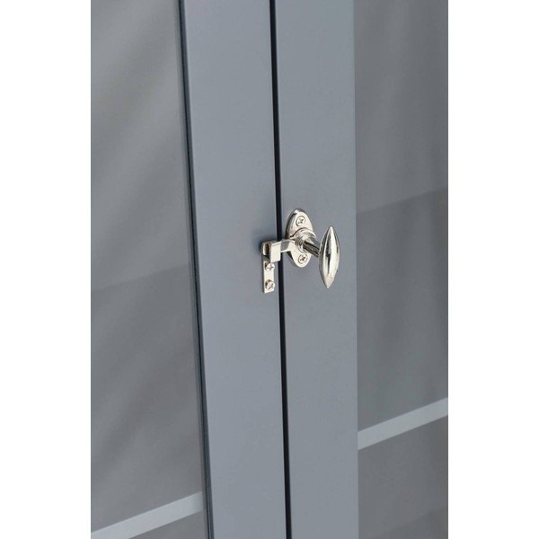Vitrină gri din MDF suspendată 85x170,5x35 cm Prato – Ellos Home-image-1