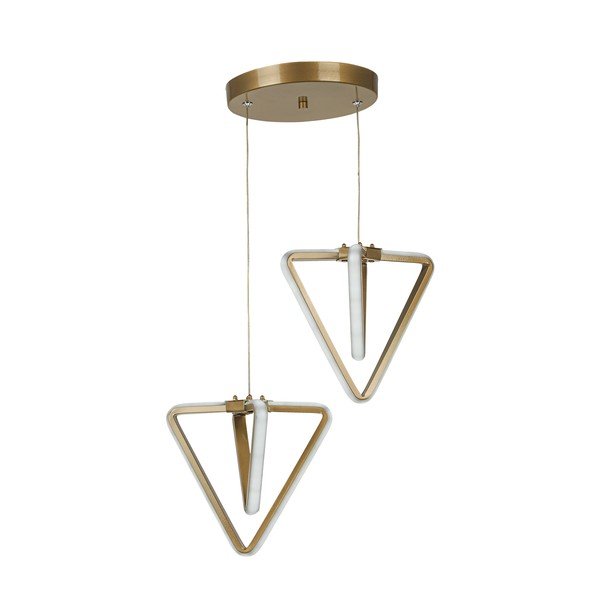 Lustră bronz LED din metal ø 20 cm Baris – Squid Lighting