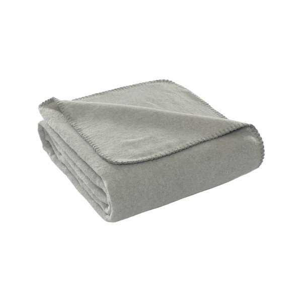 Pătură gri din polar, fleece 130x170 cm Brighton – Mijolnir