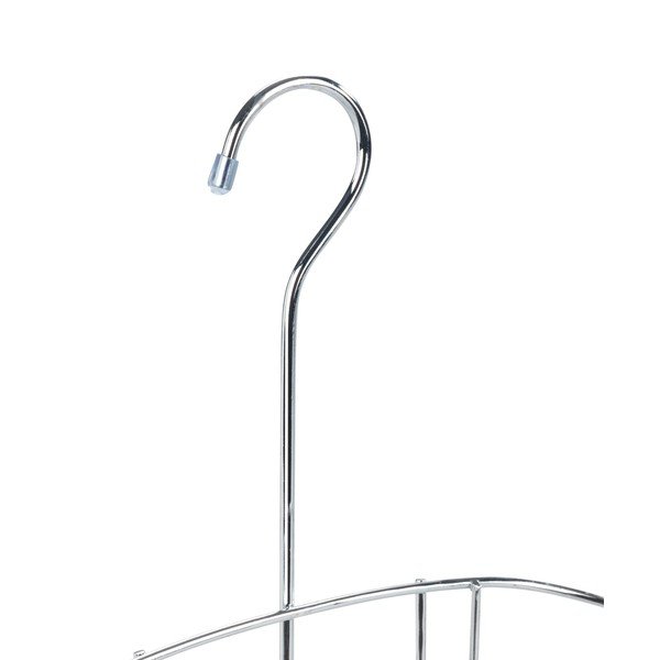 Raft pentru baie argintiu lucios suspendat din oțel Martos – Allstar-image-3