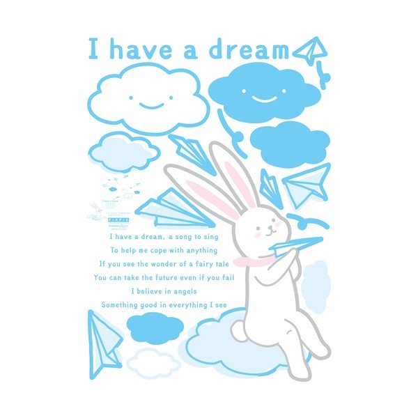 Autocolant Fanastick Rabbit-image-2