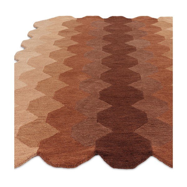 Covor cărămiziu din lână 160x230 cm Hive – Asiatic Carpets-image-4