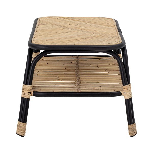 Măsuță de cafea neagră-în culoare naturală 79x54 cm Loue - Bloomingville-image-3