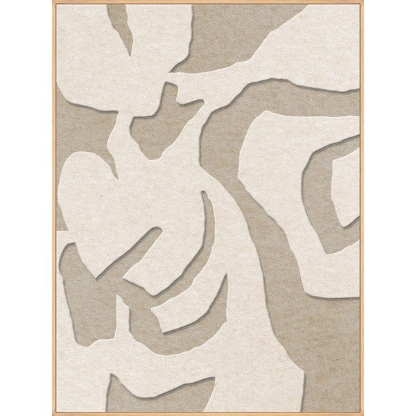 Tablou cu ramă/acustic 3D 90x120 cm Soft Embrace 1 – Malerifabrikken